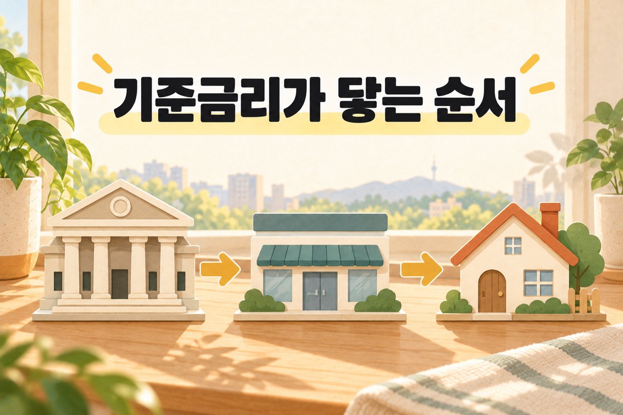 기준금리가 닿는 순서