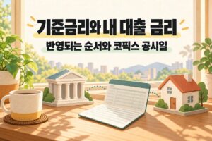 기준금리 변동이 내 대출 금리에 반영되는 순서와 코픽스 공시일