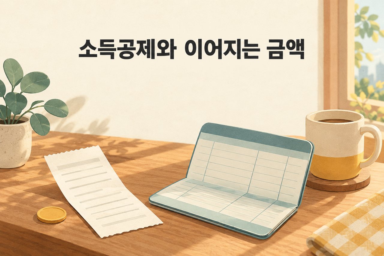 소득공제와 이어지는 금액